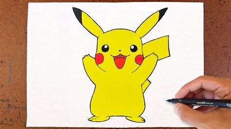 desenho do pikachu de desenhar|Como desenhar o PIKACHU Pokémon fofo e fácil Desenhos。